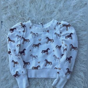 Mini Boden Horse Sweatshirt